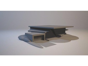 maison moderne L'impression 3d 3d print model - Mito3D