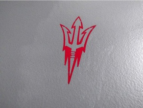 asu pitchfork logo stencil signs & logos asu logo pitchfork stencil sun devils sun devil