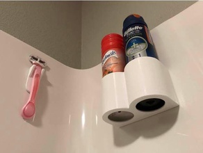 shaving cream holder bathroom shower accessories 3d print model - Mito3D