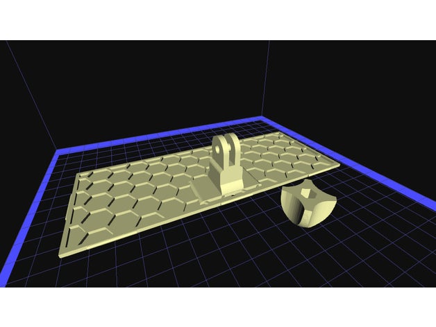tapa trasera con gopro y tuercastl fuentes de la casa 3D print model - Mito3D