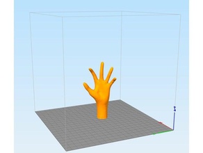suave mano biología 3d de la humana 3d print model - Mito3D