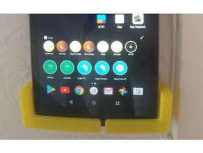 hudl 2 duvara monte tablet ev otomasyon hudl2 edin duvar 3d print model - Mito3D