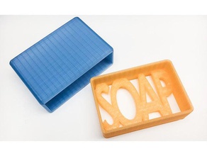 voyage du savon à vaisselle la salle de bains accessoires soapdish porte-savon 3d print model - Mito3D