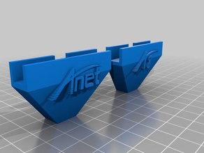 anet a8 t-corners logo 3d printer parts upgrade remix t-corner 3d print model - Mito3D