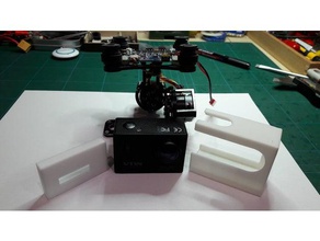 fpv hd-Kamera Körper vtin diy 2d-gimbal 3d-gimbal Gehäuse hd-cam 3d print model - Mito3D