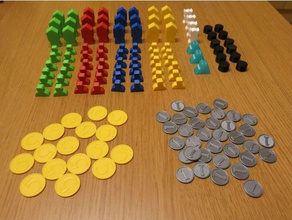 boardgame piezas de mundodisco ankh-morpork juegos mesa las cifras terry pratchett 3d print model - Mito3D