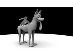 dante asas animais 2018 coco disney cão o filme a pixar stl 3d print model - Mito3D