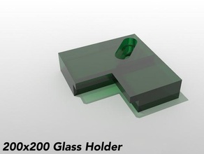 Glas-Eck-Halter 3d Drucker Zubehör 3d-Drucker Glas Halter Brutstätte 3d print model - Mito3D