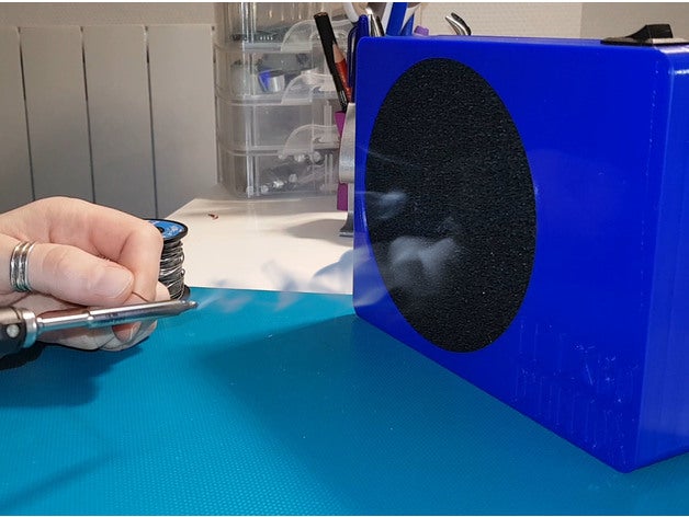 lehim duman çıkarıcı extracteur fum e souder dökün elektronik exctracteur exctractor heliox dumanı 3D print model - Mito3D