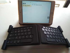 foldable keyboard supporter tablet stand 3d print model - Mito3D