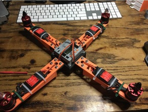 yet another quad copter yaqc r c vehicles quadcopter frame 3d print model - Mito3D