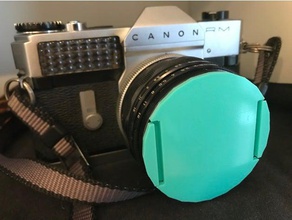 60 mm kamera lens kapağı canon 3d print model - Mito3D