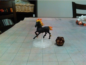 nightmare games d&d dnd dungeons & dragons horse pathfinder 3d print model - Mito3D