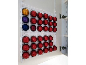 staffa a parete nespresso vertuo capsule cucina & sala da pranzo caffè di inter chiusura piastrelle titolare vertuoline 3d print model - Mito3D