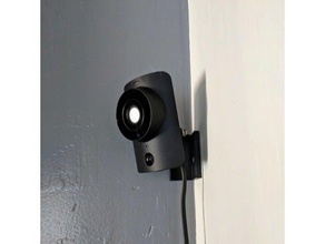 wall mount & bracket simplisafe camera electronics 3d print model - Mito3D