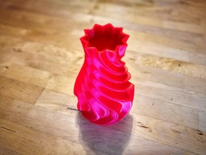 dalia florero decoración jarrón modo 3d print model - Mito3D