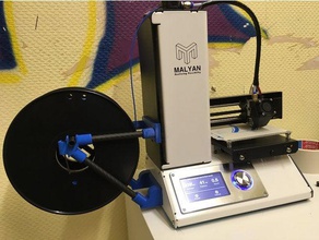 spoolholder malyan m200 monoprice select mini 3d printing filament holder spool 3d print model - Mito3D