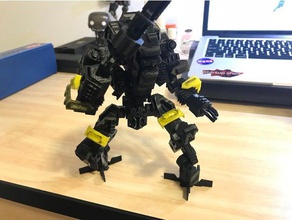 titanfall 2 de vanguarda personalizado modelo robôs articulada mech robô 3d print model - Mito3D
