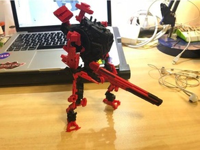 titanfall 2 northstar personalizado modelo de robôs articulada mech robô 3d print model - Mito3D