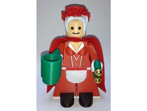 jumbo - Weihnachten mrs claus Menschen Weihnachts-Dekorationen jumbo-Minifigur minifig santa xmas Dekorationen 3d print model - Mito3D
