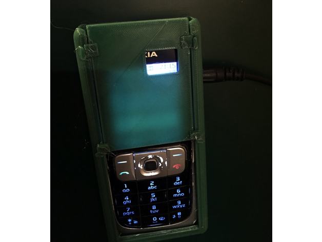 titular de la vendimia nokia 2630 el teléfono móvil 3D print model - Mito3D