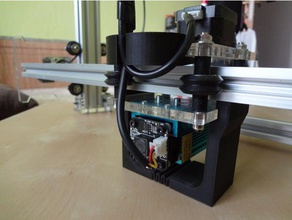 elekslaser support vertical le bricolage 3d print model - Mito3D