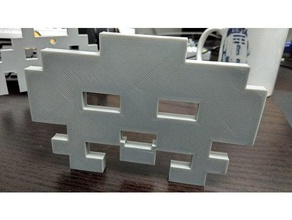 spazio invader2 giochi e giocattoli gioco arcade invader space invaders 3d print model - Mito3D