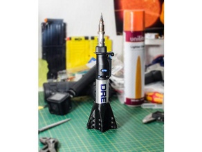 dremel versatip 2000-6 foguete stand ferramentas manuais 3d print model - Mito3D
