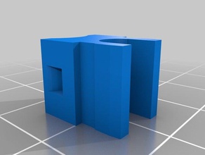 3030 perfil de cabo amarração snap-in A impressão 3d gestão tiedown tinkercad 3d print model - Mito3D