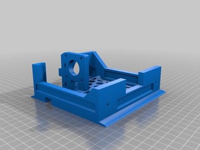 leshp z1 rear brace motor mount v3 3d printer parts 3d print model - Mito3D