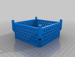 stackable basket rev 01 organization 3d print model - Mito3D