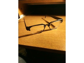 montures de lunettes prescription ombragée lentilles des les vue la lentille soleil 3d print model - Mito3D