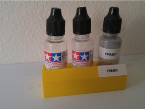 15ml vape e-jugo de hobby la pintura 3 titular botella portaherramientas y cajas 15 ml aerógrafo goteo ejuice tamiya 3d print model - Mito3D