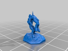 master chief assasination 3d printing art game halo model sword 3d print model - Mito3D