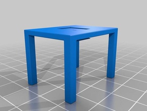 mesa de café pantalla integrada idea los hogares 3d print model - Mito3D