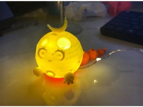 moon bug light diy 3d print model - Mito3D
