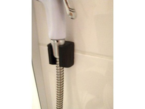little shower holder wall diy 3d print model - Mito3D