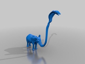 cobrafant criaturas 3d print model - Mito3D