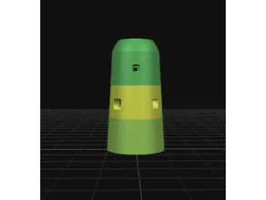 aria di torre difesa modelli la aerea block house bunker fort 3d print model - Mito3D
