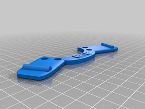 mojo 230 skid plaka r c araçlar bıçak immersionrc vortex 3d print model - Mito3D
