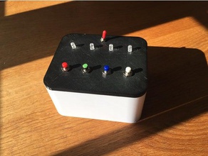 led4puzzlebox puzzles arduino game push button puzzle puzzlebox rgb led secret toggle switch 3d print model - Mito3D