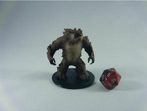 owlbear games bear d&d dnd dungeons & dragons owl pathfinder 3d print model - Mito3D