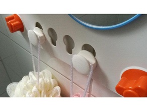 ikea l ddan hanger bathroom 3d print model - Mito3D