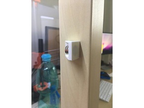 magnetic door holder diy ikea hack lack magnet prusa i3 mk2 3d print model - Mito3D
