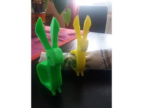 les lapins paques de pâques accessoires 3d print model - Mito3D