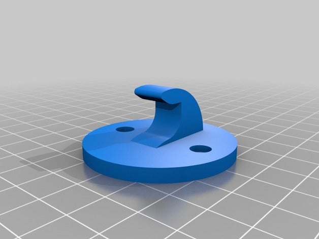 strong reliable hook household hooks wall 3D print model - Mito3D