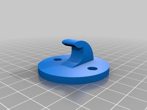 strong reliable hook household hooks wall 3d print model - Mito3D