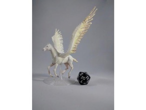 pegasus giochi d&d dnd dungeons & dragons cavallo pathfinder 3d print model - Mito3D
