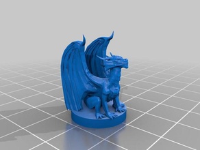 pseudodragon juegos d&d no molestar dragón dungeons & dragons familiar pathfinder 3d print model - Mito3D