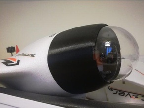 go discover rvjet dome cowling r c vehicles 3d print model - Mito3D